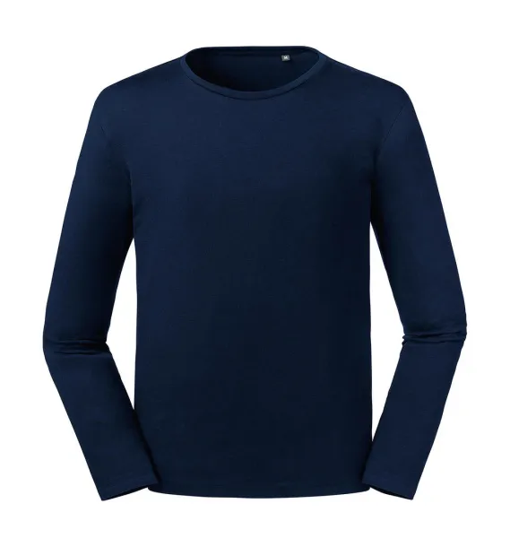  Men's Pure Organic L/S Tee - Russell Pure Organic French Navy