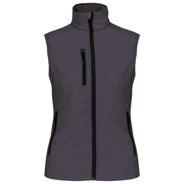  LADIES' SOFTSHELL BODYWARMER - Kariban Titanium