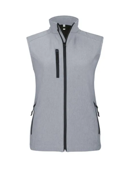  LADIES' SOFTSHELL BODYWARMER - Kariban Marl Grey