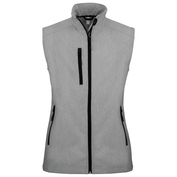  LADIES' SOFTSHELL BODYWARMER - Kariban Marl Grey