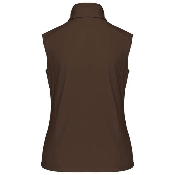  LADIES' SOFTSHELL BODYWARMER - Kariban Chocolate