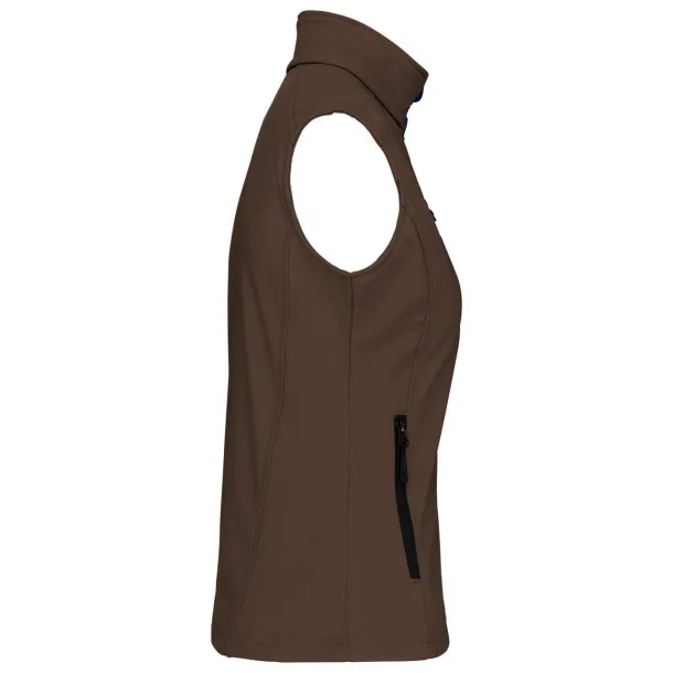  LADIES' SOFTSHELL BODYWARMER - Kariban Chocolate