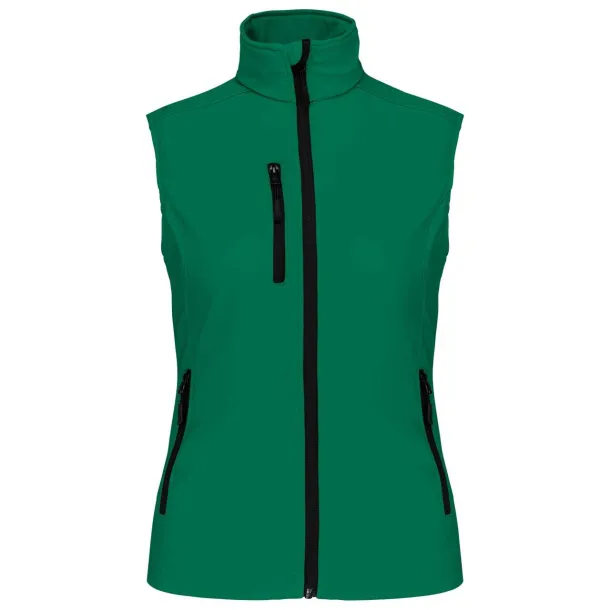  LADIES' SOFTSHELL BODYWARMER - Kariban Kelly zelena
