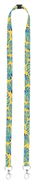 Subyard 15 Double Safe custom sublimation lanyard White