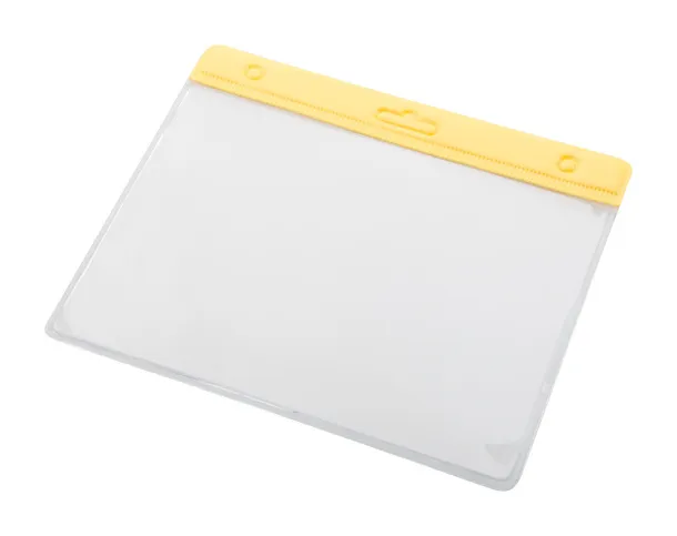 Bahhol badge holder Yellow Transparent