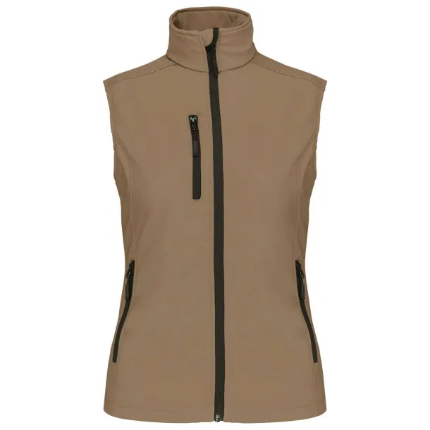  LADIES' SOFTSHELL BODYWARMER - Kariban Camel