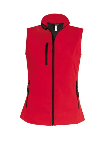  LADIES' SOFTSHELL BODYWARMER - Kariban Red