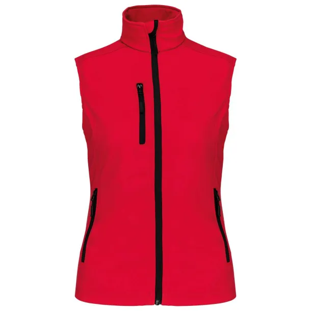  LADIES' SOFTSHELL BODYWARMER - Kariban Red