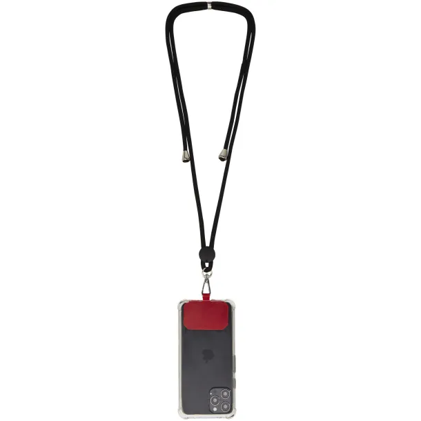 Kubi phone lanyard Red