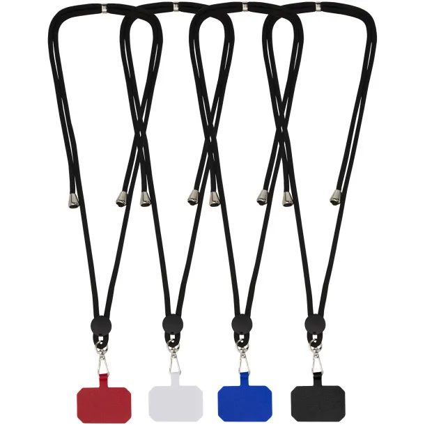 Kubi phone lanyard Crna