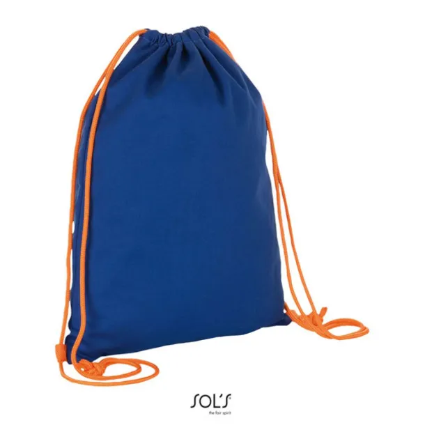  SOL'S DISTRICT - DRAWSTRING BACKPACK - SOL'S Royal blue Orange