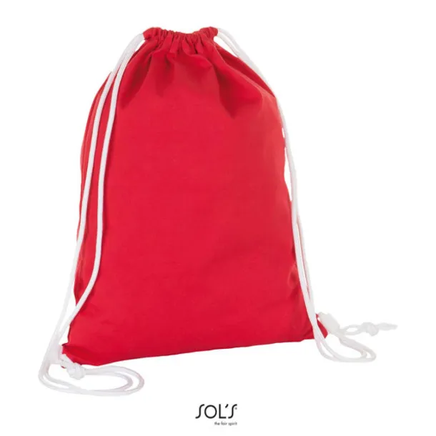  SOL'S DISTRICT - DRAWSTRING BACKPACK - SOL'S Red White