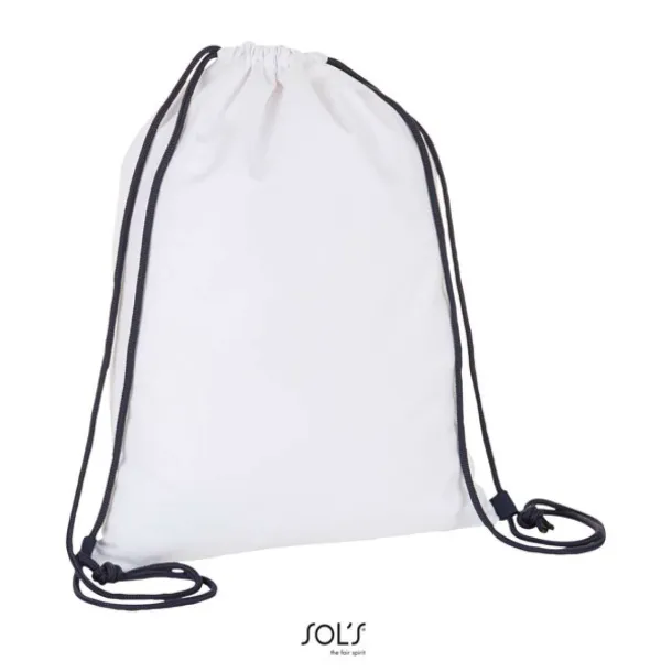  SOL'S DISTRICT - DRAWSTRING BACKPACK - SOL'S White French Navy