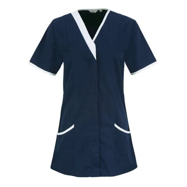  ‘DAISY’ HEALTHCARE TUNIC - Premier Navy White