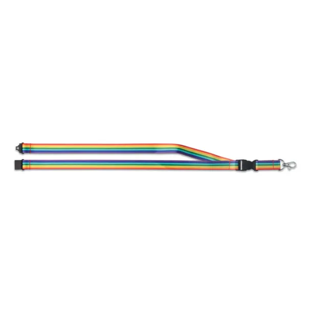 BOWYARD Rainbow RPET lanyard Multicolour