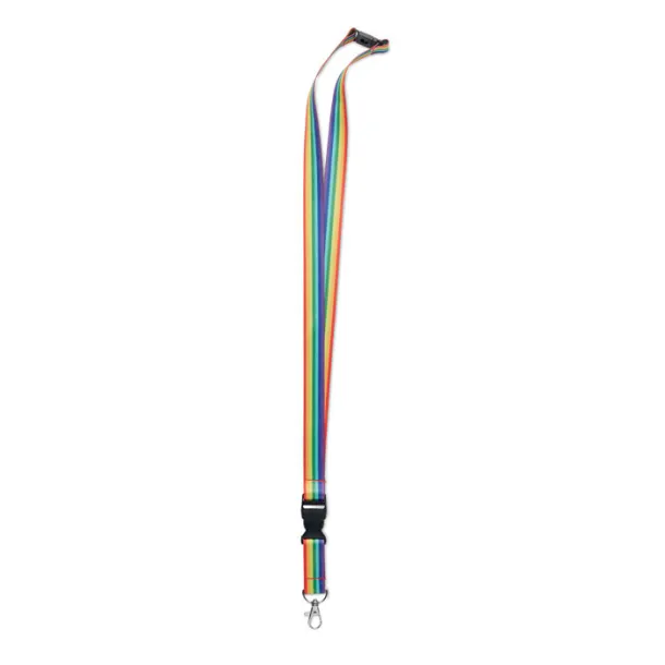 BOWYARD Rainbow RPET lanyard Multicolour