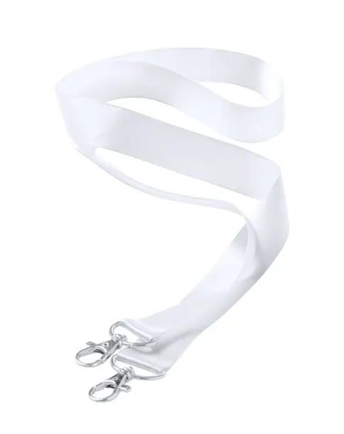 Lerop face mask holder lanyard White