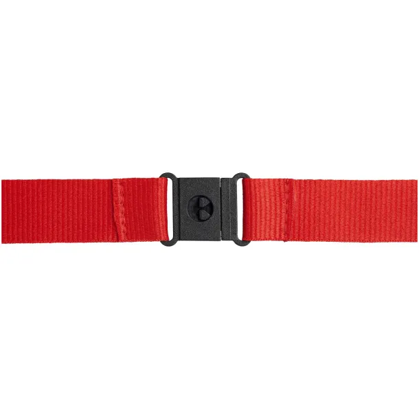 Yogi lanyard detachable buckle break-away closure Red