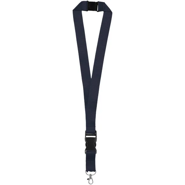 Yogi lanyard detachable buckle break-away closure Navy Blue