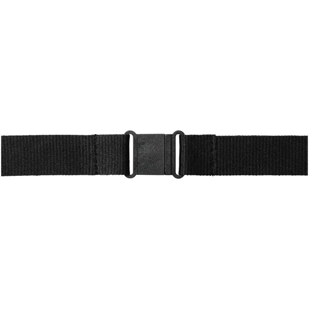 Yogi lanyard detachable buckle break-away closure Solid black