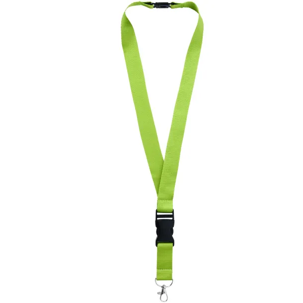 Yogi lanyard detachable buckle break-away closure Apple Green