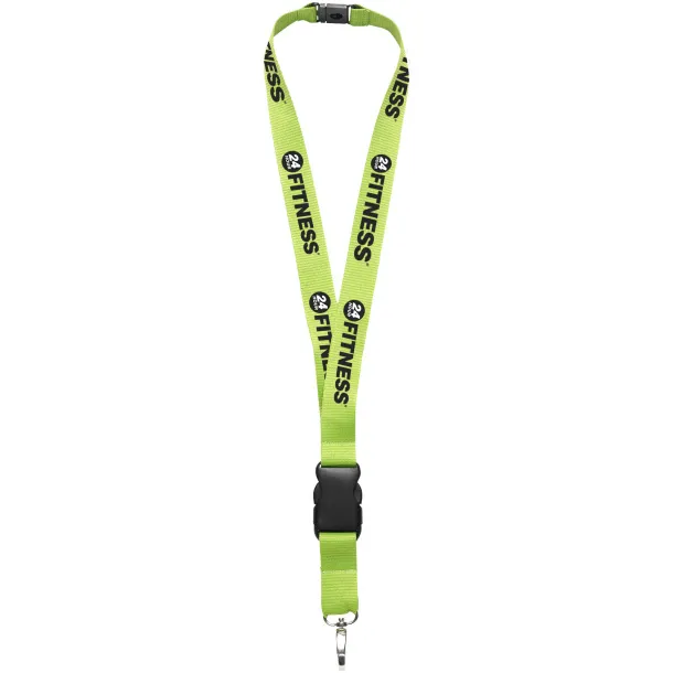 Yogi lanyard detachable buckle break-away closure Apple Green