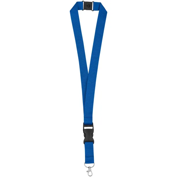 Yogi lanyard detachable buckle break-away closure Royal blue