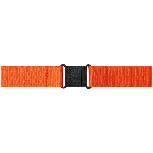 Yogi lanyard detachable buckle break-away closure Orange