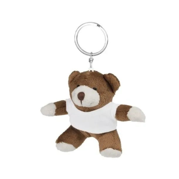 Larry Brown Plush teddy bear, keyring brown