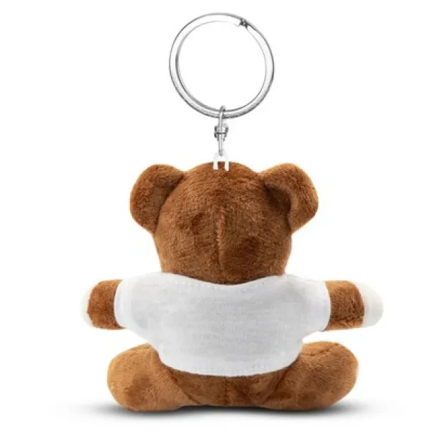 Larry Brown Plush teddy bear, keyring brown