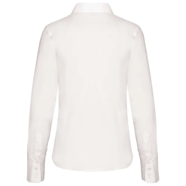  LADIES' LONG-SLEEVED NON-IRON SHIRT - Kariban White