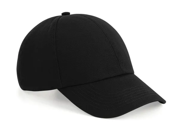  Organic Cotton 6 Panel Cap - Beechfield Black