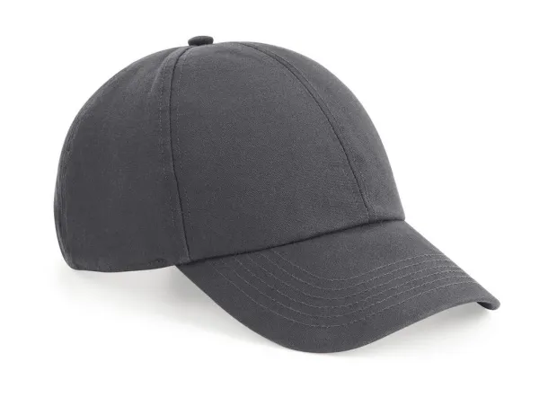  Organic Cotton 6 Panel Cap - Beechfield Graphite Grey