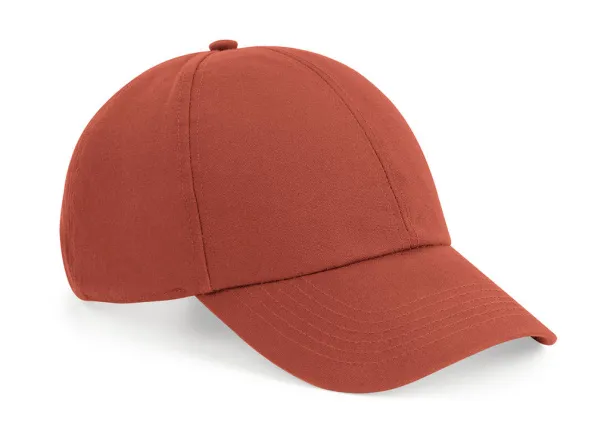  Organic Cotton 6 Panel Cap - Beechfield Terracotta