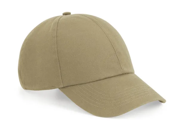  Organic Cotton 6 Panel Cap - Beechfield Desert Sand