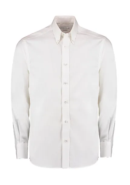  Tailored Fit Premium Oxford Shirt - Kustom Kit Bijela