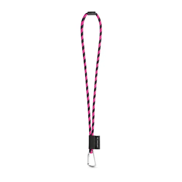 75124 Lanyard Tube Long Set II. Standard Models Black Pink