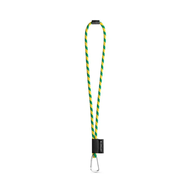 75124 Lanyard Tube Long Set II. Standard Models Yellow Green