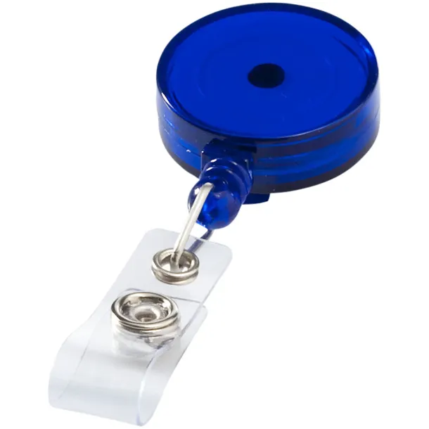 Lech kopča za akreditacije - Bullet Transparent blue