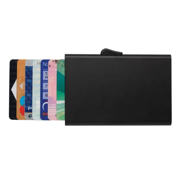  C-Secure aluminium RFID card holder - C-Secure Black 