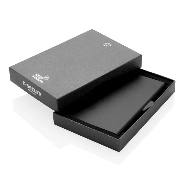  C-Secure aluminium RFID card holder - C-Secure Black 