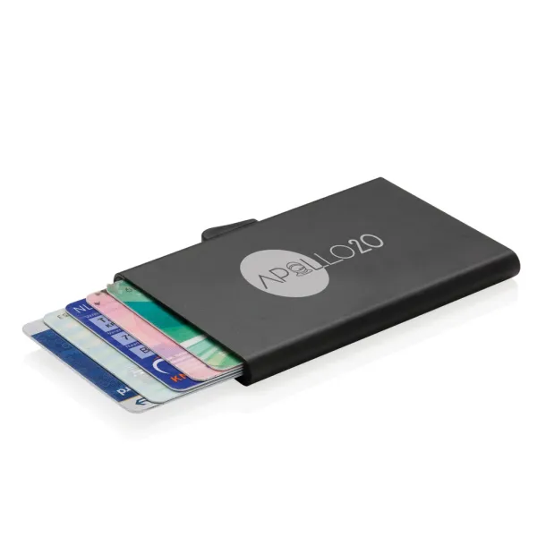  C-Secure aluminium RFID card holder - C-Secure Black 