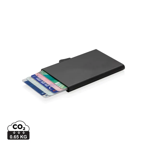  C-Secure aluminium RFID card holder - C-Secure Black 