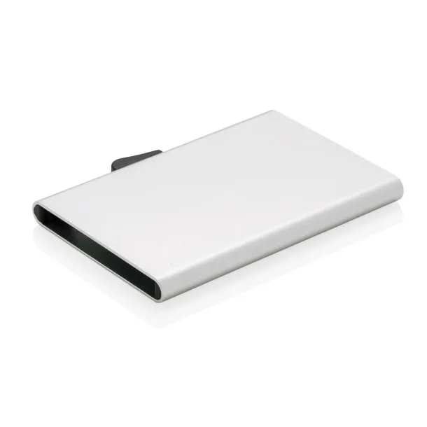  C-Secure aluminium RFID card holder - C-Secure Silver 