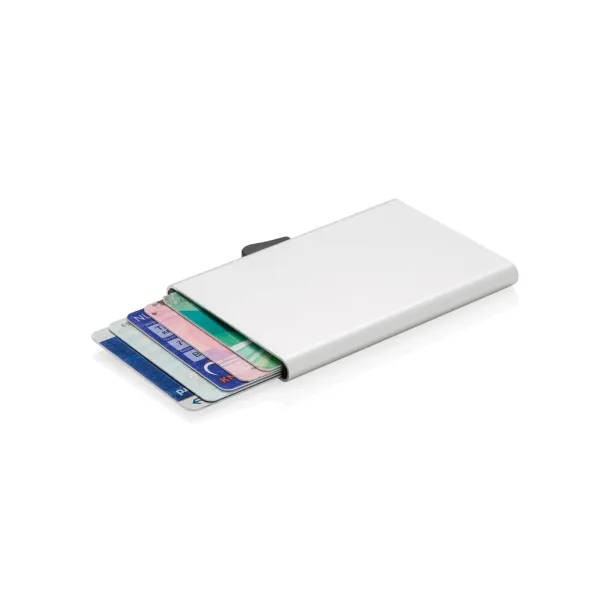  C-Secure aluminium RFID card holder - C-Secure Silver 