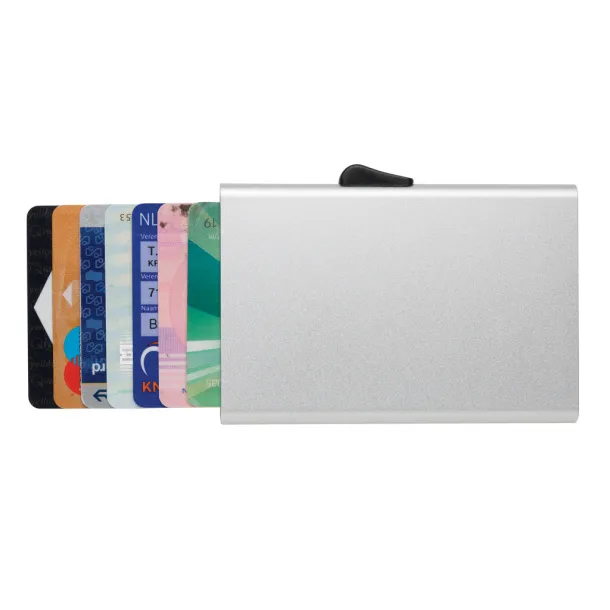  C-Secure aluminium RFID card holder - C-Secure Silver 