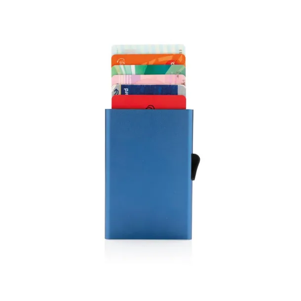  C-Secure aluminium RFID card holder - C-Secure Blue