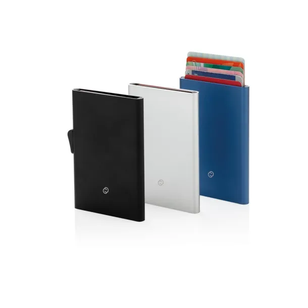  C-Secure aluminium RFID card holder - XD Collection Blue