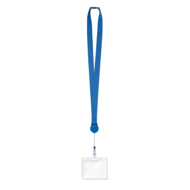 ZIP LANYARD Lanyard retractable clip Royal blue