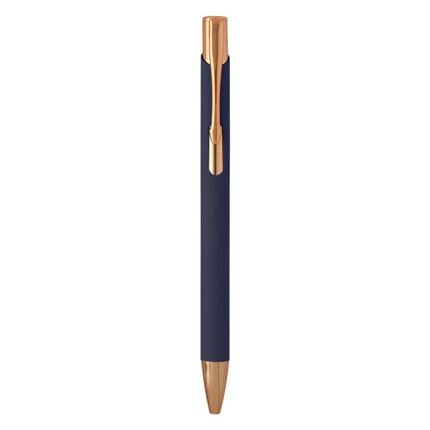 OGGI ROSE GOLD Metal ball pen Blue